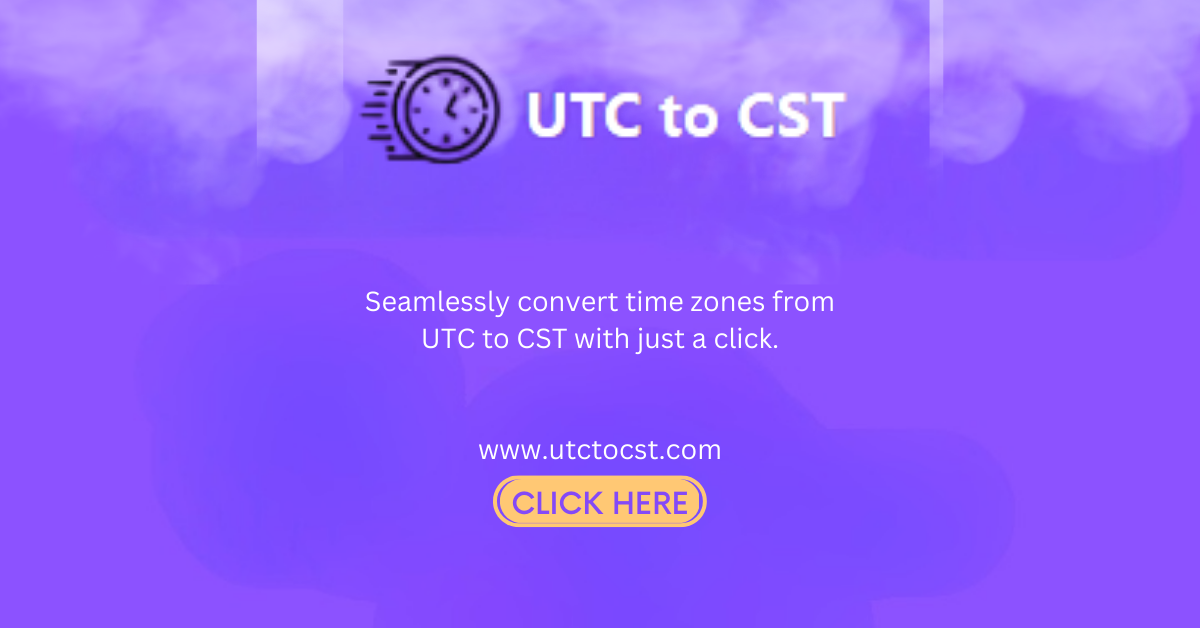 UTC to CST